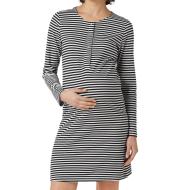 Camisón Mujer Negro/Blanco Mamalicious Holly barato