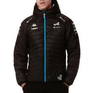 Men's Black/Turquoise Down Jacket Kappa Aboucou Alpine F1 affordable
