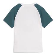 Weiß/Blaues Puma Super Graphic T-Shirt für Jungen Ansicht 2