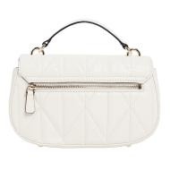 Bolso bandolera blanco para mujer Guess Aldina ver 2