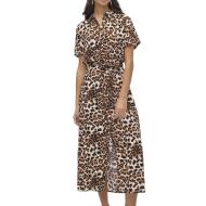 Kleid Weiß/Schwarz mit Muster Frau Vero Moda Joy günstig