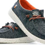 Hey Dude Wally Youth Sox Shoes Blue Boy Photo of the Espace des Marques %store% store - view of %key%