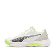 Puma Men's Padel Shoes White/Yellow Nova Court affordable