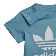 Adidas Trefoil Boy's Blaues T-Shirt Ansicht 3