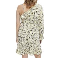 Robe Jaune/Noire Femme Vero Moda Maternity Lea vue 2