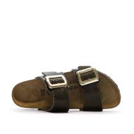 Sandales Kaki Femme Birkenstock Sydney Cushion Buckle vue 4