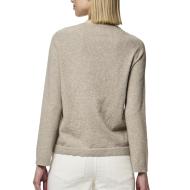 Jersey Beige Mujer Pieces Bree Knit ver 2