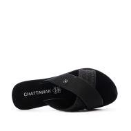 Sandalen Schwarz Frau Chattawak Dacota Ansicht 4