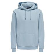 Mittelblaues Kapuzensweatshirt Mann Only &amp; Sons Ceres Ansicht 3
