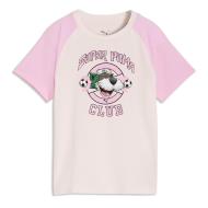 Puma Super Graphic T-Shirt für Jungen in zartem Rosa