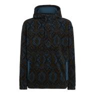 Sudadera polar con capucha para hombre con estampado geométrico en azul y negro de O'Neill Superfleece ver 2