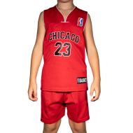 Chicago Bulls Basketball-Set Rot/Schwarz für Kinder von Sport Zone günstig