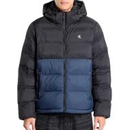 Daunenjacke Schwarz/Blau Mann Calvin Klein Jeans Nylon