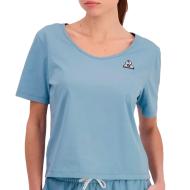 T-Shirt Blau Damen Le Coq Sportif Ess Tee Ss günstig