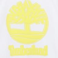 T-Shirt Blanc/Jaune Garçon Timberland T60482 vue 2