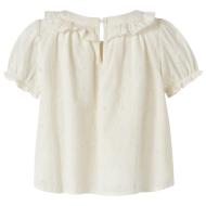 Blusa blanca para niña Lil' Atelier Hosa Loose ver 2