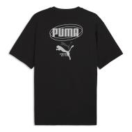 T-Shirt Noir Homme Puma Relaxed vue 2