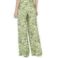 JDY Life Palazzo Pantalones fluidos mujer estampados verde/blanco ver 2