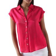 Rosa Damenbluse „Salsa Basic“ ohne Ärmel günstig