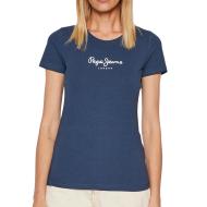 Camiseta mujer azul marino Pepe Jeans New Virginia