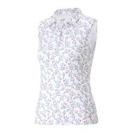 Girl's Puma Flo Polo White Print affordable
