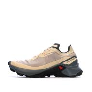 Beige/Schwarze Damen-Wanderschuhe Salomon Supercross 4 günstig
