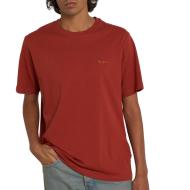 Men’s Red T-shirt, Pepe Jeans Contrast Connor