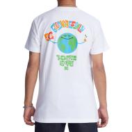 Weißes Herren-T-Shirt von DC Shoes „Our World“ Ansicht 2