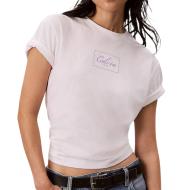 T-shirt Rose Femme Calvin Klein Jeans Boxy