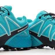 Türkisfarbene Salomon Speedcross Herren/Frauen Wanderschuhe Ansicht 7