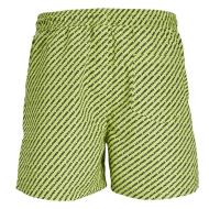 Jack &amp; Jones Fiji Boy's Grün/Schwarze Badeshorts Ansicht 2