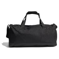 Bolsa de deporte negra unisex Adidas Linear Duffel ver 2
