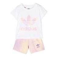 Adidas Girl's White/Yellow Set HK2909 affordable