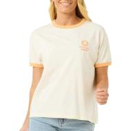 Women's Ecru T-Shirt Rip Curl Carlos Ringer affordable