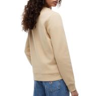 Beiges Sweatshirt für Damen von Tommy Hilfiger – Flag Crew Ansicht 2