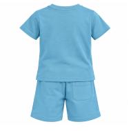 Ensemble Bleu Ciel Bébé Olympique De Marseille vue 2