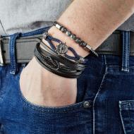 Bracelet Noir Geographical Norway 315063 vue 3