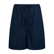 Marineblaue Leinen-Shorts für Damen von Teddy Smith, Modell „Jett Linen“ günstig