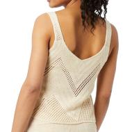 JDY Sun Women's Beige Mesh Tank Top Photo of the Espace des Marques %store% store - view of %key%