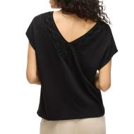 T-Shirt Noir Femme Vila Visyma vue 2
