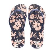 Chanclas niña Roxy The Sea Vanilla navy floral ver 3
