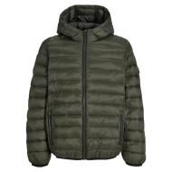 Doudoune légère à capuche junior kaki Jack & Jones Light Puffer