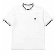 Camiseta blanca de hombre RMS26 a rayas