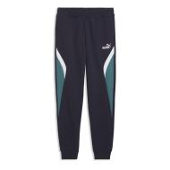 Jogging Marine/Vert Garçon Puma Ess Block Sweatpants