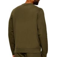 Herren-Sweatshirt in Khaki von Calvin Klein Jeans Terry Ansicht 2