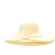 Sombreros blancos para mujer Via Lorenzo Capeline Marfil ver 3