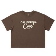 Camiseta marrón para niña ONLY Olivia ver 2