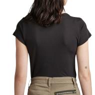 T-Shirt Schwarz Frau G-Star Raw Eyben D21314-4107 Ansicht 2