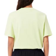 Neon-grünes Damen-T-Shirt von Lacoste TF7215 Ansicht 2