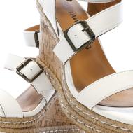 Weiße Keilsandalen für Frauen Chattawak Summer Camel Ansicht 7